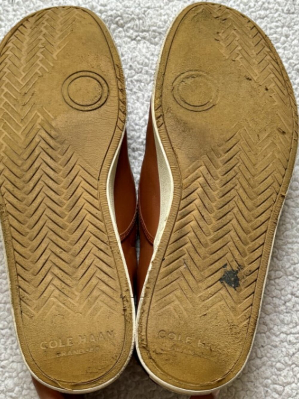 Cole Haan Men's Brown Leather Nantucket Slip-On Sneakers | Size 13 - Picture 7 of 7